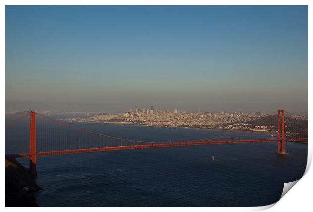 Golden Gate Bridge Print by Thomas Schaeffer