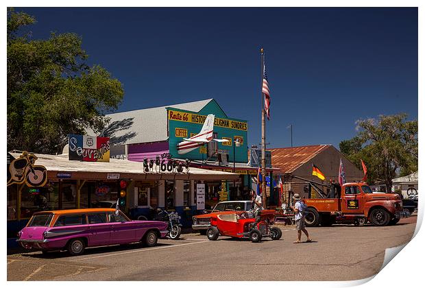 Old town Seligman Print by Thomas Schaeffer