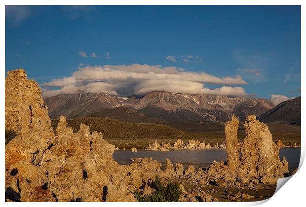 Sunrise at Mono Lake Print by Thomas Schaeffer