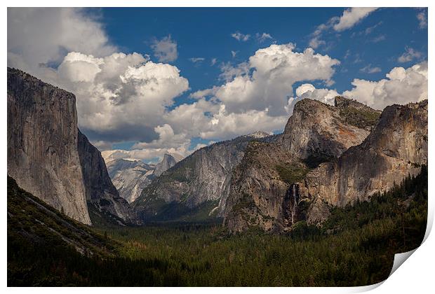 Yosemite Valley Print by Thomas Schaeffer