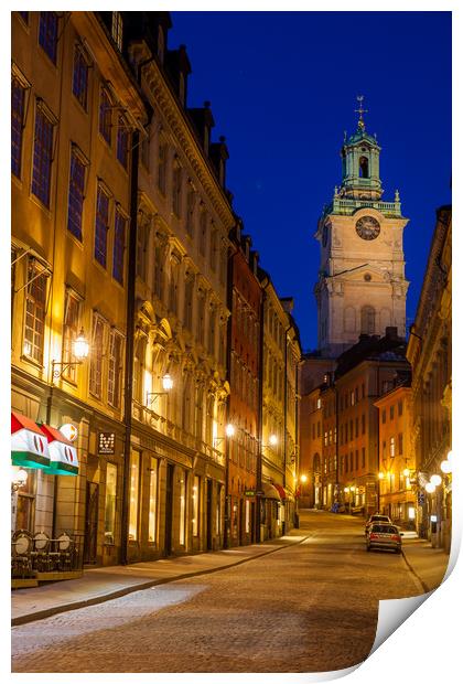 Stor Kyrka Print by Thomas Schaeffer