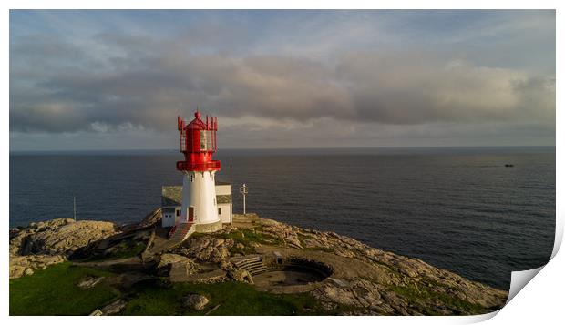 Cape Lindesnes Print by Thomas Schaeffer