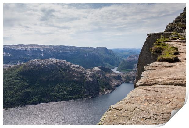 Preikestolen - Pulpit Rock Print by Thomas Schaeffer