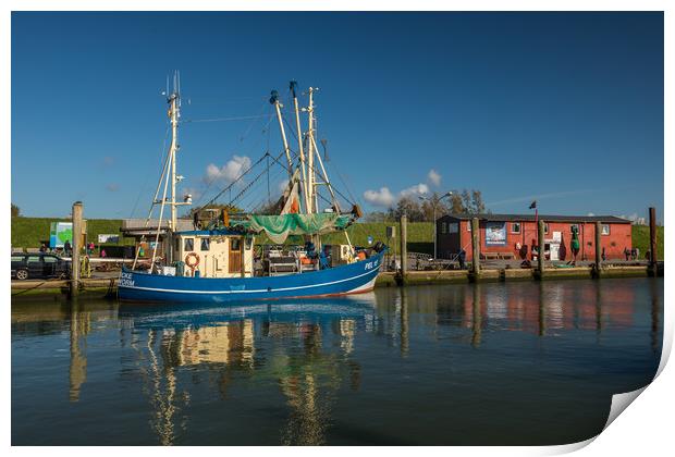 Pellworm harbour Print by Thomas Schaeffer