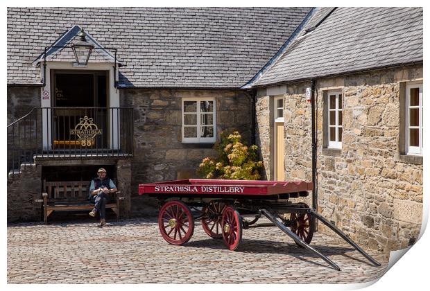 Strathisla Distillery Print by Thomas Schaeffer