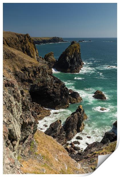 Kynance Cove Print by Thomas Schaeffer