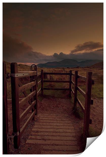 Gateway to the Mournes Print by pauline morris