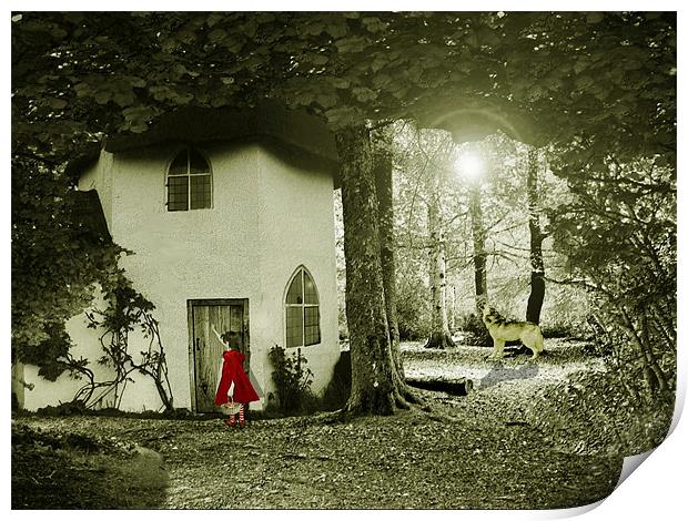 Little Red Riding Hood Print by Susie Hawkins