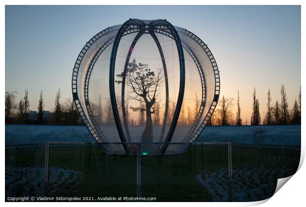 Park Galitskogo. Krasnodar. Russia Print by Vladimir Sidoropolev