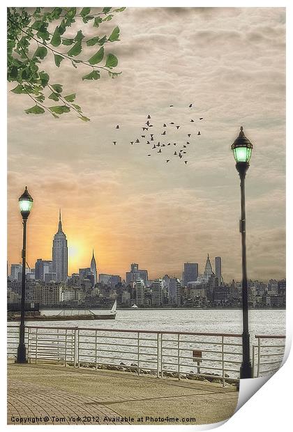 GOOD MORNING NEW YORK Print by Tom York