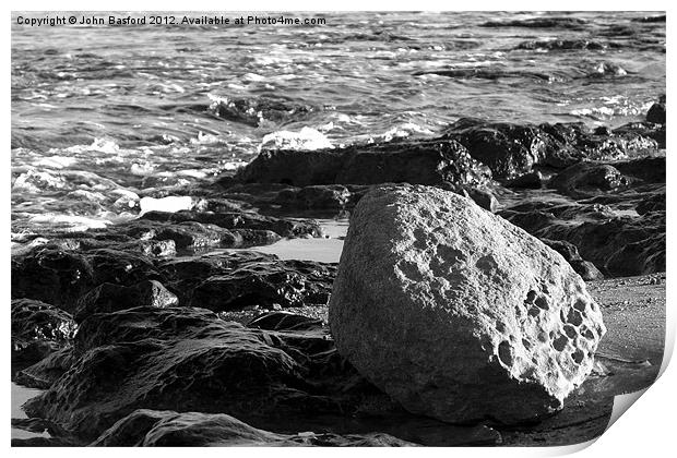 The Rock Print by John Basford