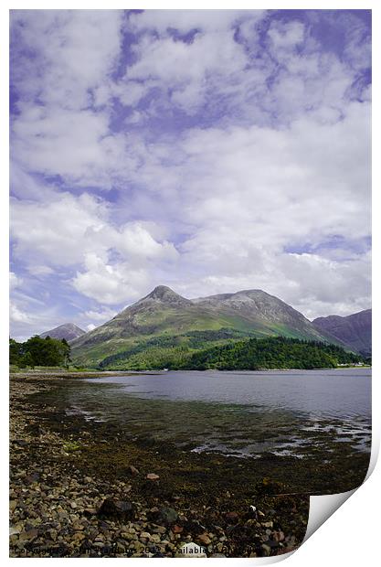 Loch Scotland Print by Sarah Waddams