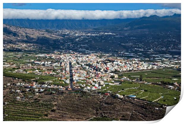 Los Llanos La Palma Print by Geoff Storey