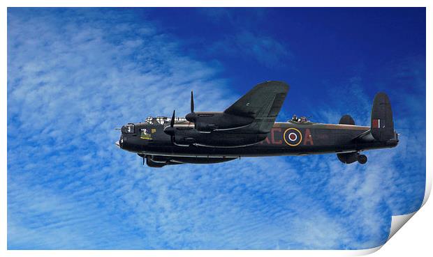  Avro Lancaster Print by Geoff Storey