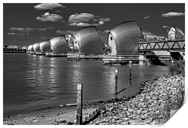 Thames Barrier   Print by Joyce Storey