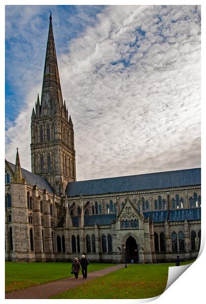 Tallest Spire in the UK  Print by Joyce Storey