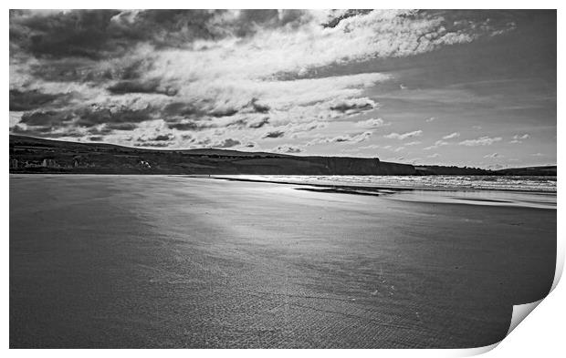 Deserted Beach Print by Joyce Storey
