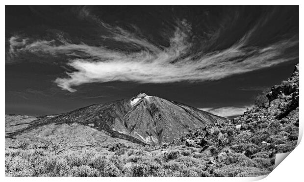 Mount Teide Print by Joyce Storey