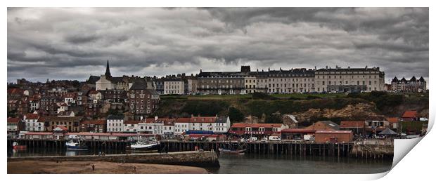 Whitby Harbour Print by Joyce Storey