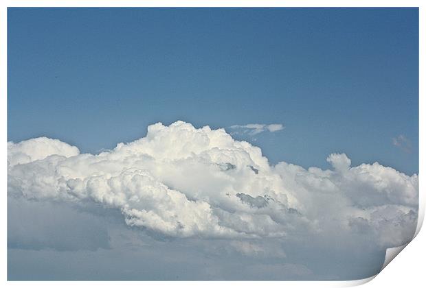 Face In The Cloud Print by Irina Walker
