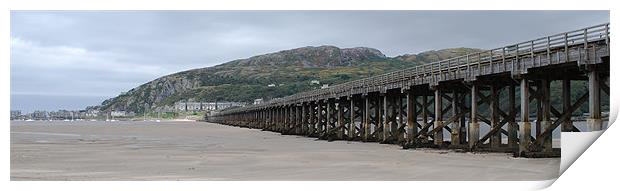 The Barmouth Bridge Print by Ray Lewis