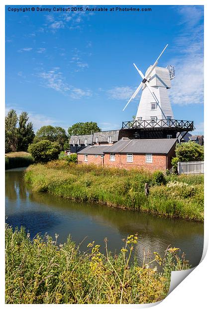 Gibbett Mill, Rye, Sussex, South East England, GB, Print by Danny Callcut