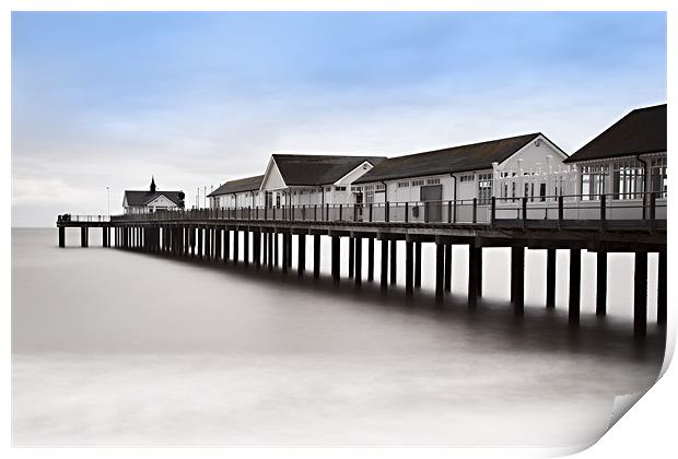 The Pier at Southwold Print by David Blake