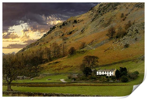 Little House in the lake District Print by Brian Beckett
