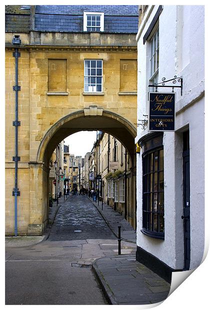 Georgian Street Print by Brian Beckett