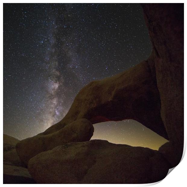 Milky Way - Joshua Tree National Park Print by Paul Appleby