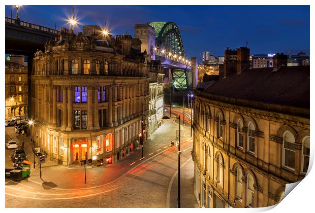 Magnificent Tyne Bridge Print by Paul Appleby