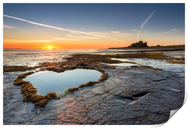 Heart of the North - Bamburgh Print by Paul Appleby