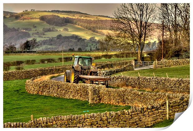 A Farmers life Print by Libby Hall