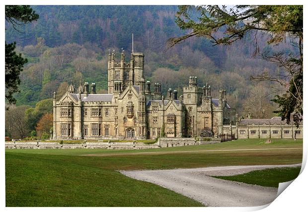 Margam Castle Print by Julie Hoddinott