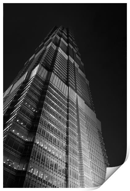 Jin Mao Tower Print by Thomas Stroehle