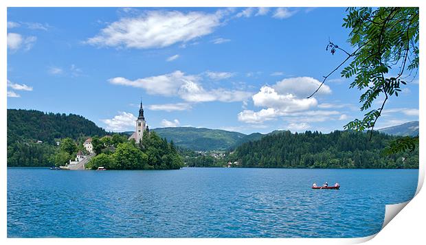 Lake Bled,  Slovenia Print by Kate Barley