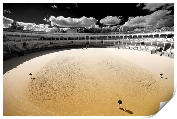 Plaza de Toros de Ronda Print by Jamie Stokes