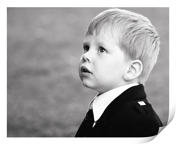 Boy in Amazement Print by Keith Thorburn EFIAP/b