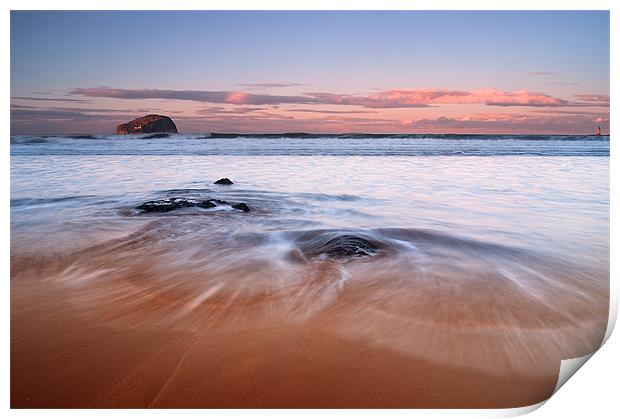 Bass Rock from Tantallon Beach Print by Keith Thorburn EFIAP/b