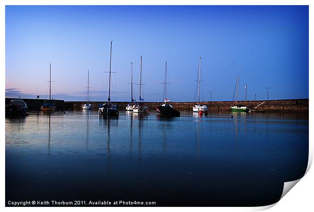 Musselburgh Harbour Print by Keith Thorburn EFIAP/b