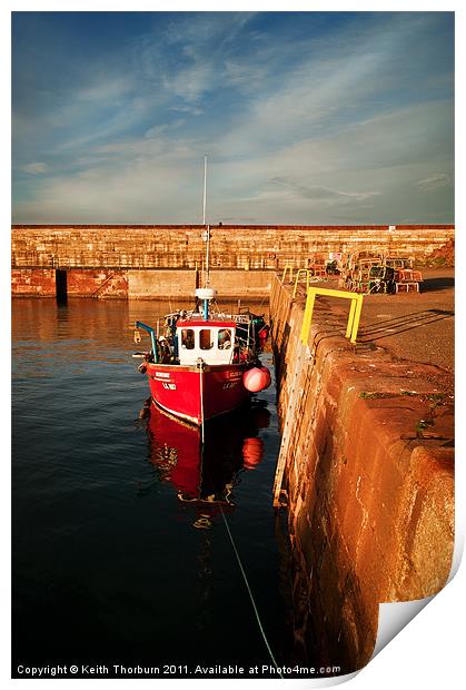 Dunbar Harbour Print by Keith Thorburn EFIAP/b