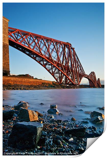 Forth Rail Bridge Print by Keith Thorburn EFIAP/b