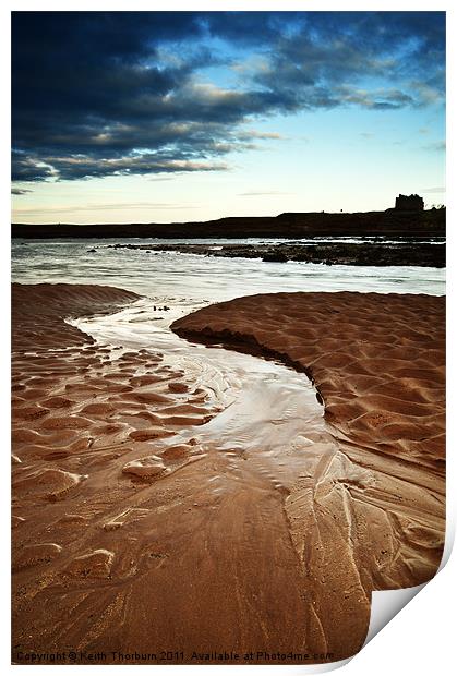 West Barns Beach Print by Keith Thorburn EFIAP/b