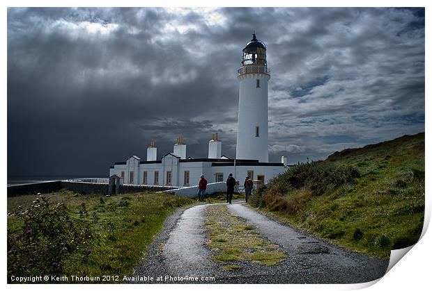 Mull of galloway Lighthouse Print by Keith Thorburn EFIAP/b