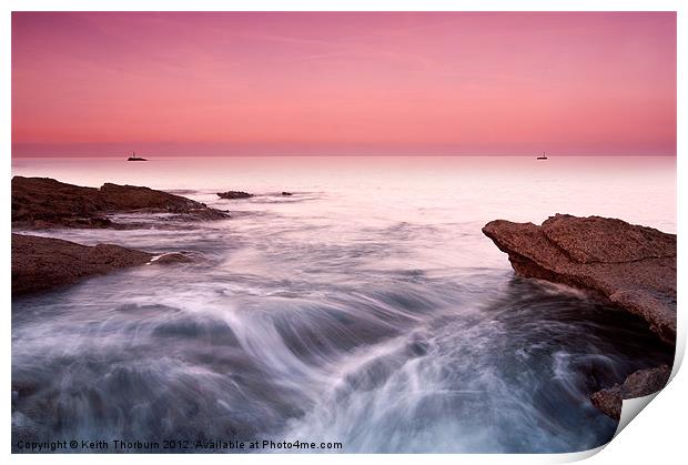 Dunbar Sunset Print by Keith Thorburn EFIAP/b