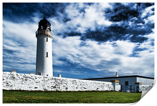 Mull of Galloway Lighthouse Print by Keith Thorburn EFIAP/b