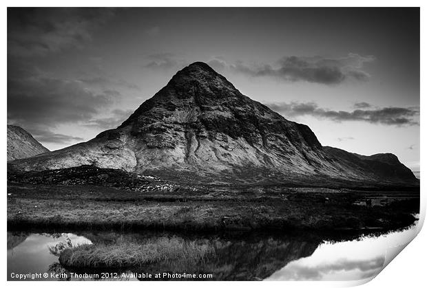 Buchaille Etive Beag Print by Keith Thorburn EFIAP/b