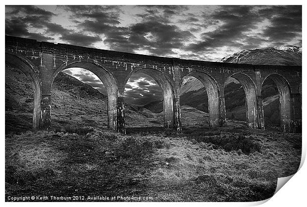 Glenfinnan Viaduct Print by Keith Thorburn EFIAP/b