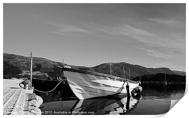 Loch Leven Boat Print by Keith Thorburn EFIAP/b