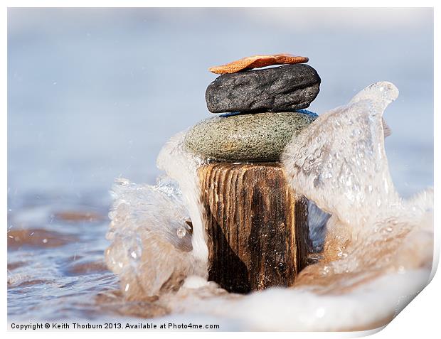 Stone Splash Print by Keith Thorburn EFIAP/b